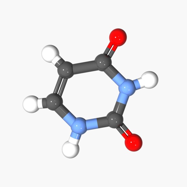 3ds max nucleobase dna - DNA - Uracil Nucleobase by DiegoDCvids